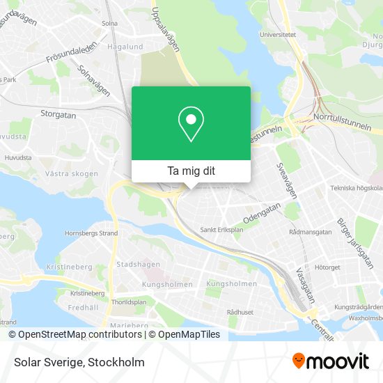 Solar Sverige karta