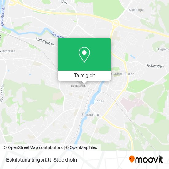 Eskilstuna tingsrätt karta