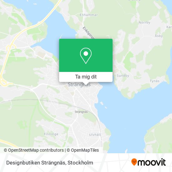 Designbutiken Strängnäs karta