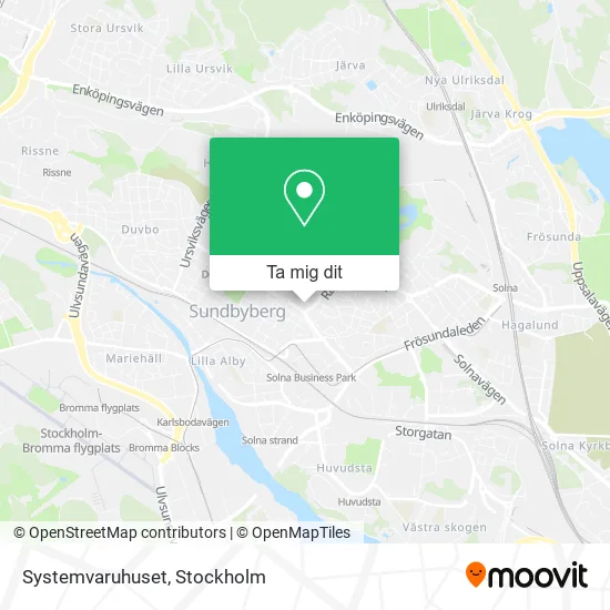 Systemvaruhuset karta
