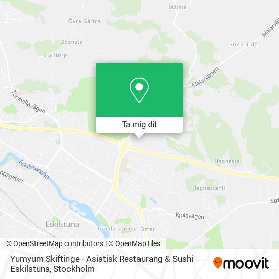 Yumyum Skiftinge - Asiatisk Restaurang & Sushi Eskilstuna karta