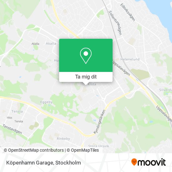 Köpenhamn Garage karta