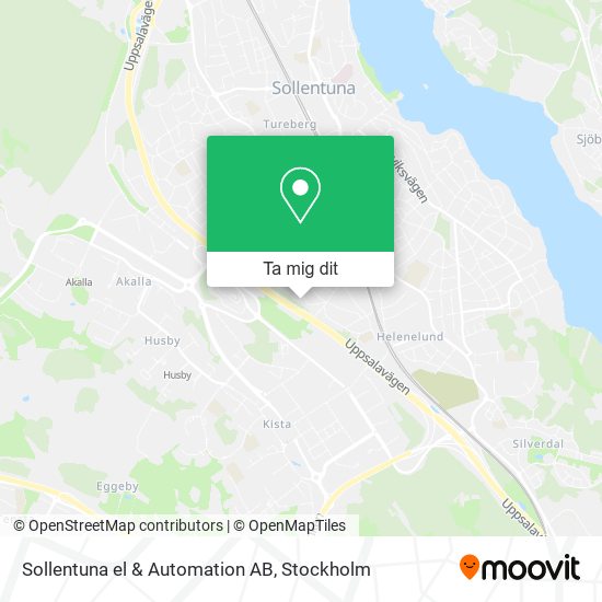 Sollentuna el & Automation AB karta