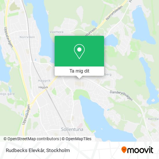 Rudbecks Elevkår karta