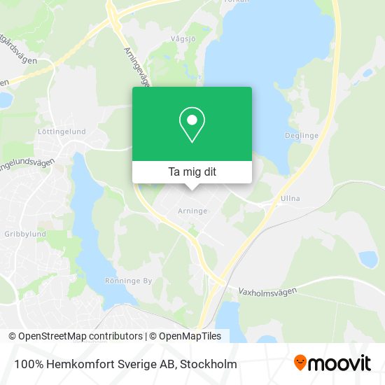 100% Hemkomfort Sverige AB karta