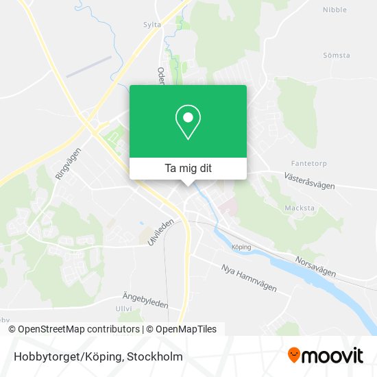Hobbytorget/Köping karta