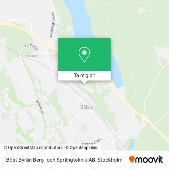 Bbst Byrån Berg- och Sprängteknik AB karta
