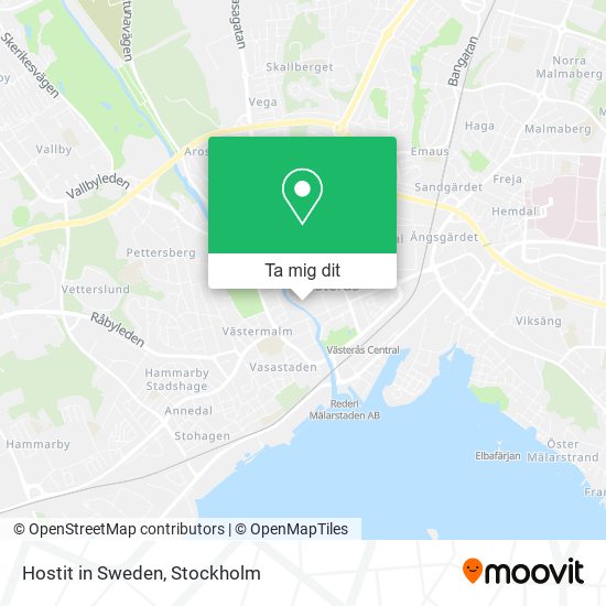 Hostit in Sweden karta