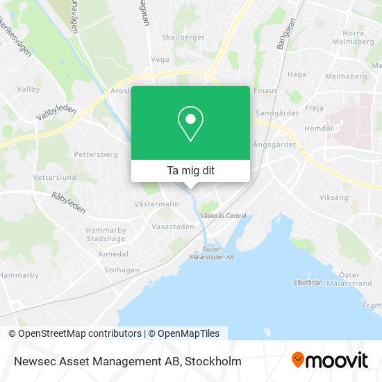 Newsec Asset Management AB karta