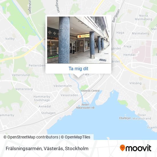 Frälsningsarmén, Västerås karta