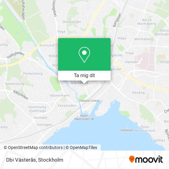 Dbi Västerås karta