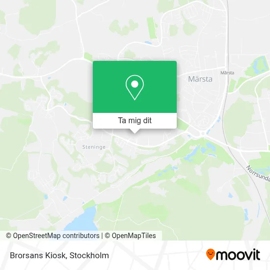 Brorsans Kiosk karta