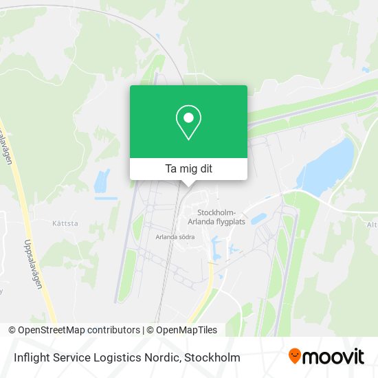 Inflight Service Logistics Nordic karta