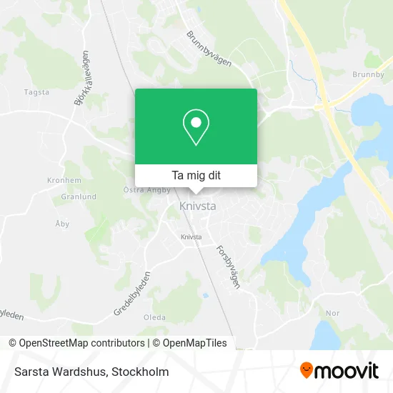Sarsta Wardshus karta