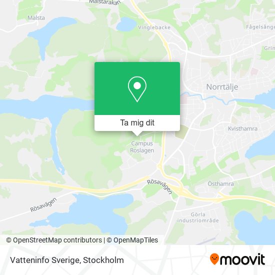 Vatteninfo Sverige karta
