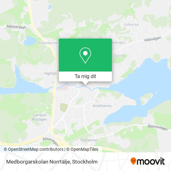 Medborgarskolan Norrtälje karta