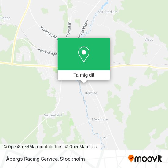 Åbergs Racing Service karta