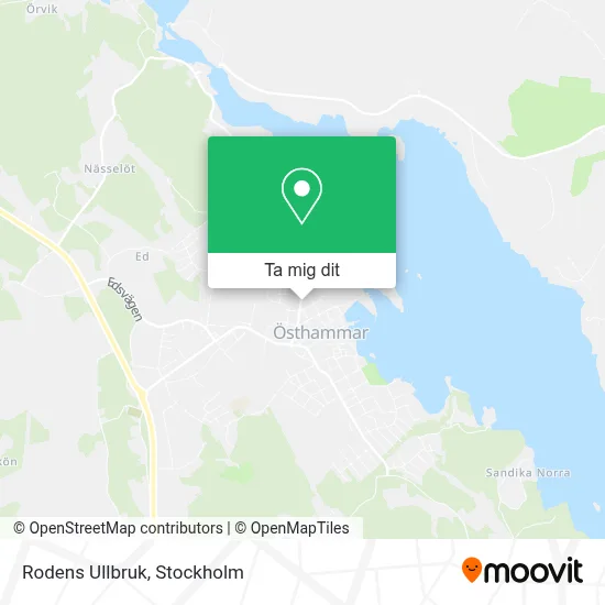 Rodens Ullbruk karta