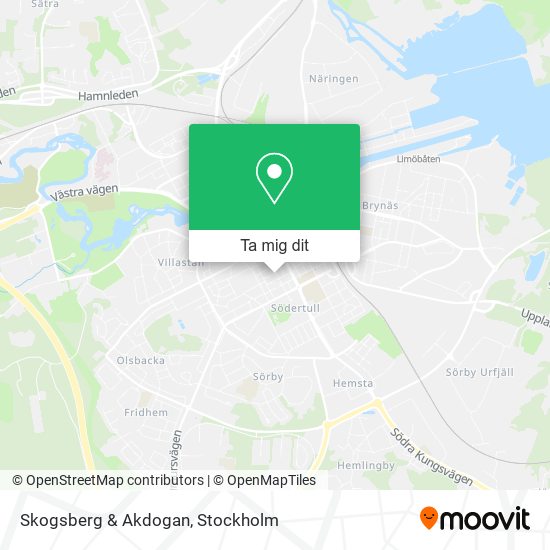 Skogsberg & Akdogan karta