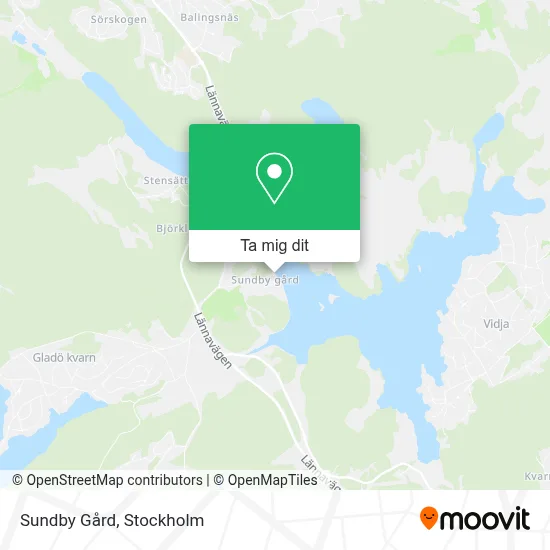 Sundby Gård karta