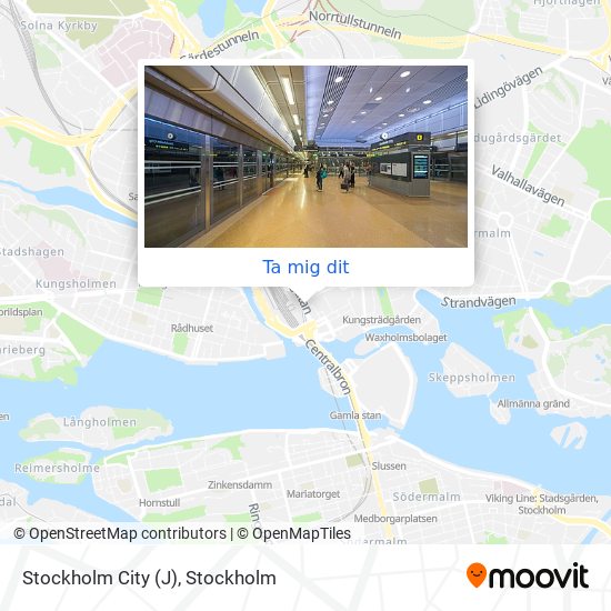 Stockholm City (J) karta