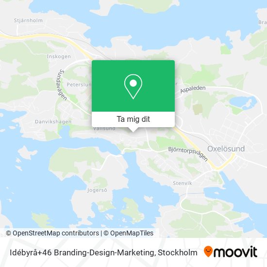 Idébyrå+46 Branding-Design-Marketing karta