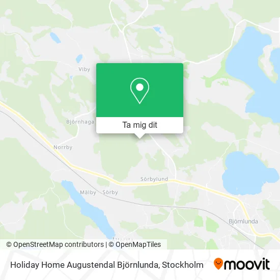 Holiday Home Augustendal Björnlunda karta
