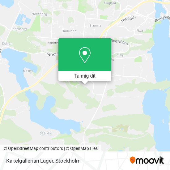 Kakelgallerian Lager karta