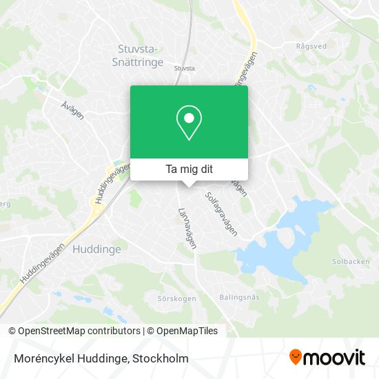 Moréncykel Huddinge karta