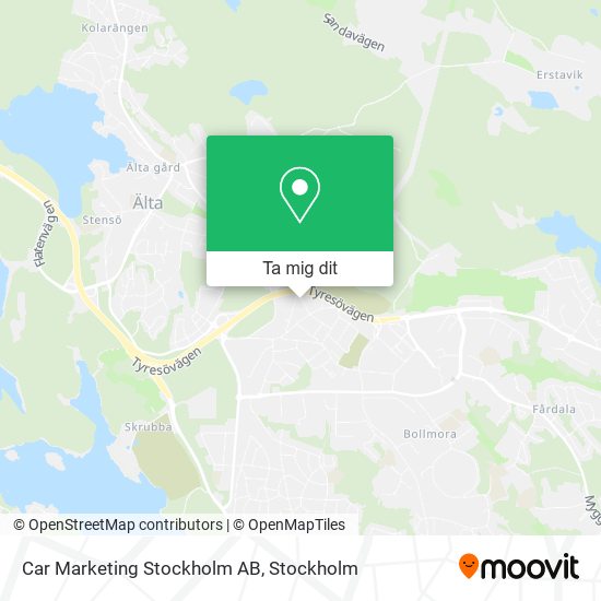 Car Marketing Stockholm AB karta