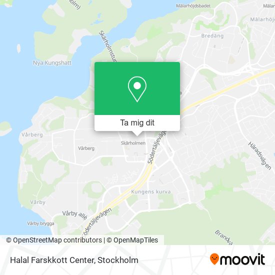 Halal Farskkott Center karta