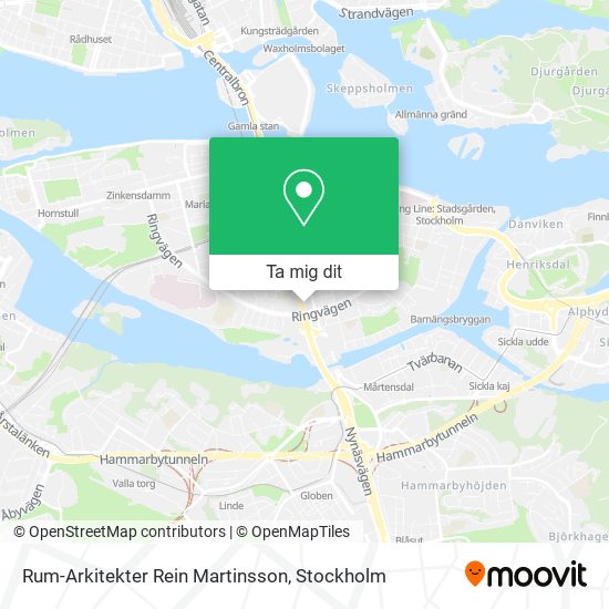 Rum-Arkitekter Rein Martinsson karta