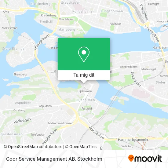 Coor Service Management AB karta