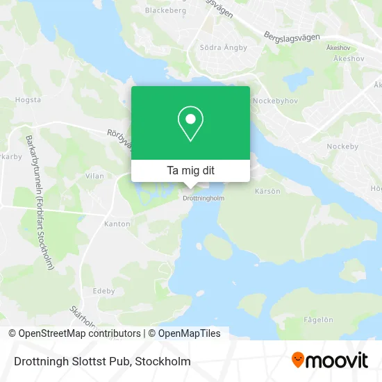 Drottningh Slottst Pub karta