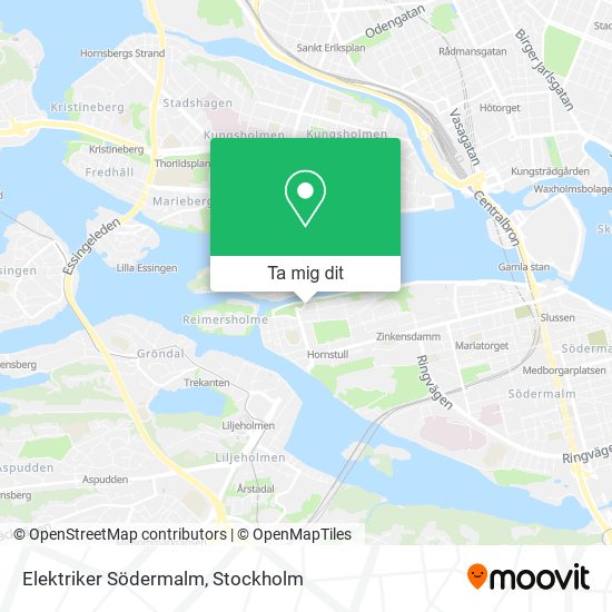 Elektriker Södermalm karta