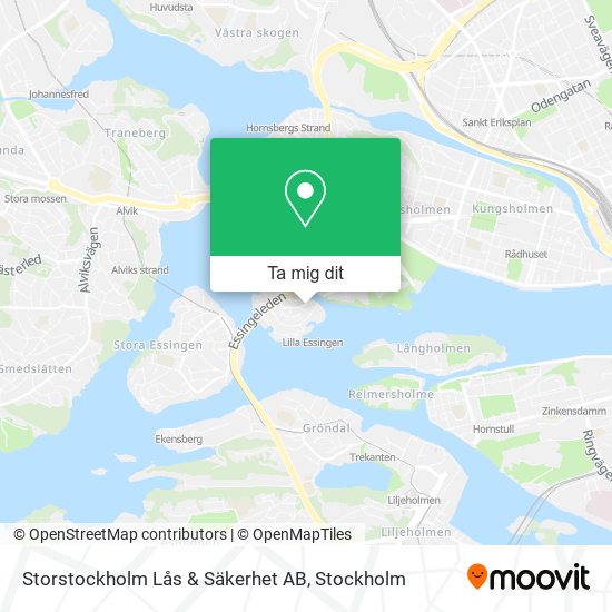 Storstockholm Lås & Säkerhet AB karta