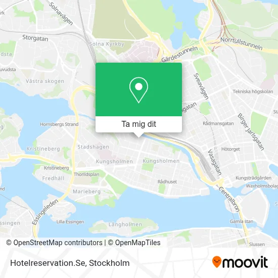 Hotelreservation.Se karta