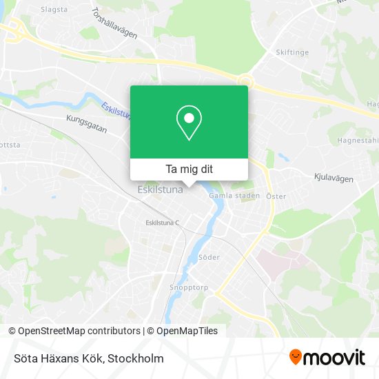 Söta Häxans Kök karta