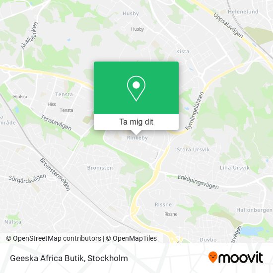 Geeska Africa Butik karta