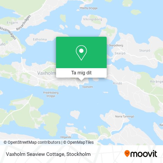 Vaxholm Seaview Cottage karta