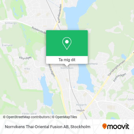Norrvikens Thai-Oriental Fusion AB karta