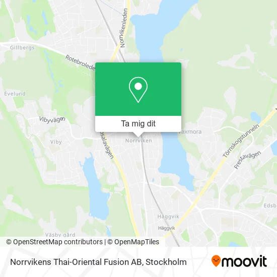 Norrvikens Thai-Oriental Fusion AB karta