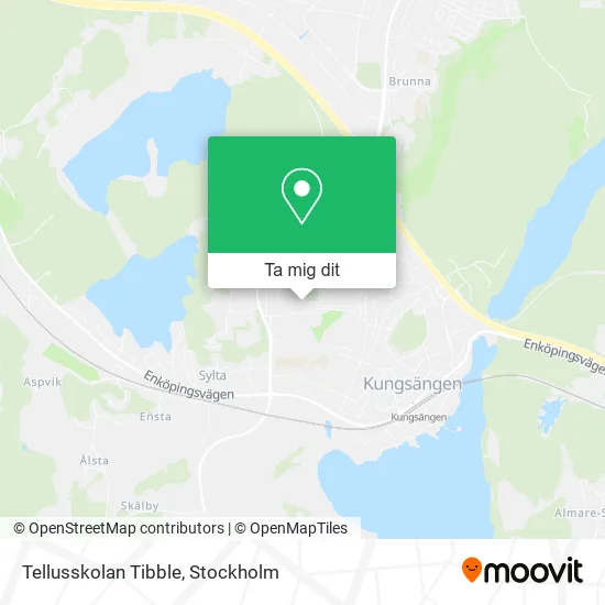 Tellusskolan Tibble karta