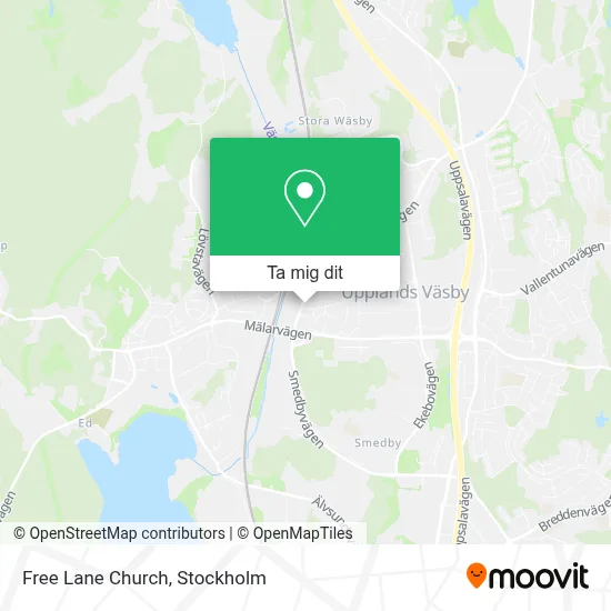 Free Lane Church karta