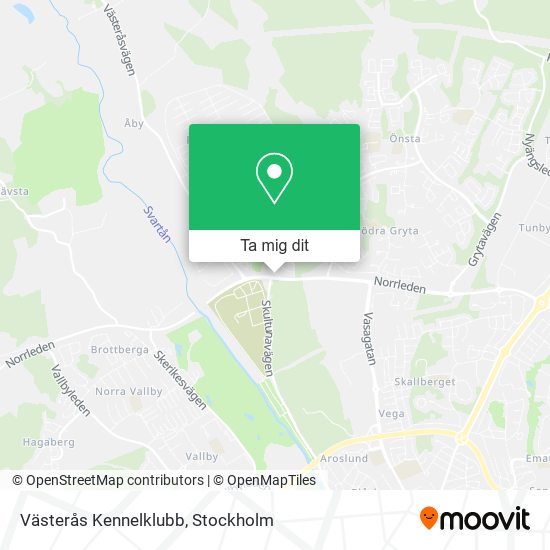Västerås Kennelklubb karta
