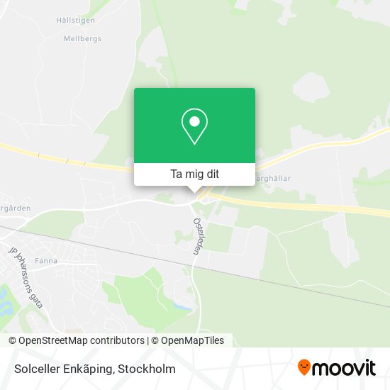 Solceller Enkãping karta