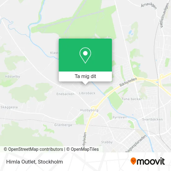 Himla Outlet karta