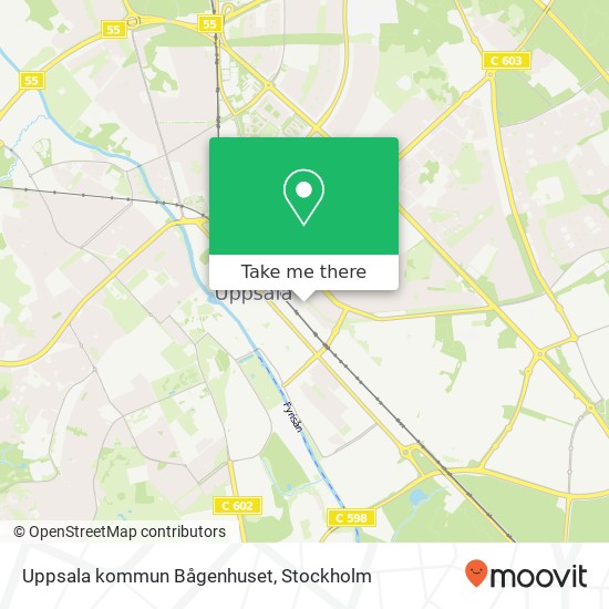 Uppsala kommun Bågenhuset karta