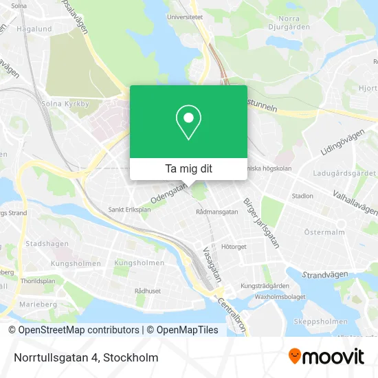 Norrtullsgatan 4 karta