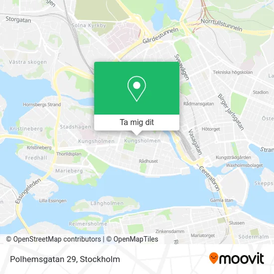 Polhemsgatan 29 karta